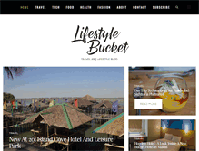 Tablet Screenshot of lifestylebucket.com